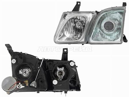 Фара Lexus LX 98-07 (Слева/ Зелёный оттенок)