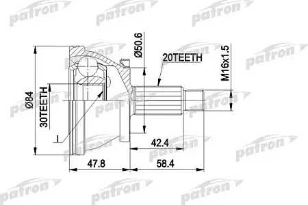 ШРУС PCV1403