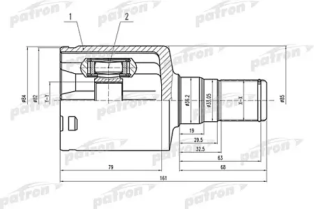 ШРУС PCV1492