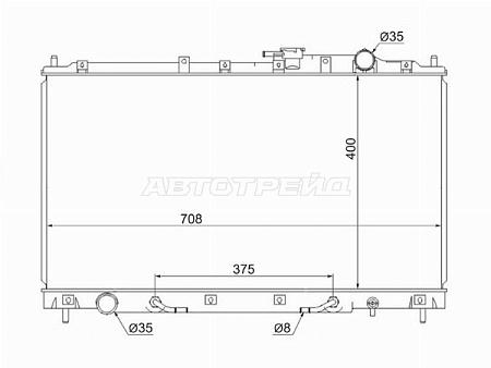 Радиатор Mitsubishi Diamante 95-05