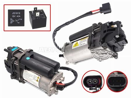 Компрессор контроля высоты подвески (пневмоподвески) AUDI Q7 15-