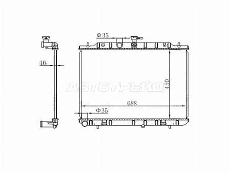 Радиатор Nissan X-Trail 07-15