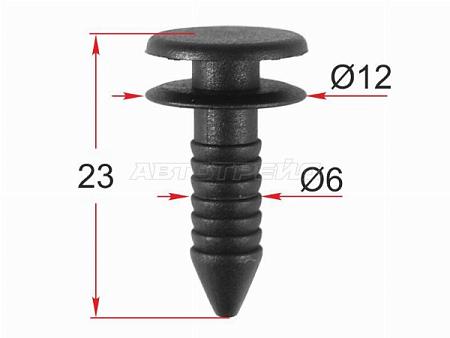 Клипса крепежная LAND ROVER/FORD (1 шт.)