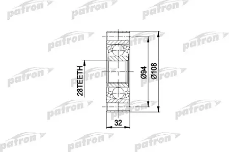 ШРУС PCV3014