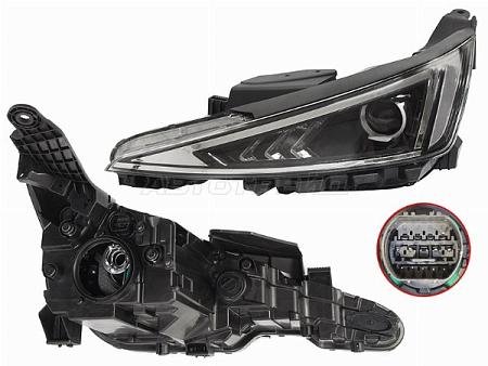 Фара Hyundai Elantra 18-20 (Слева/ Галоген/ Ручная регулировка)