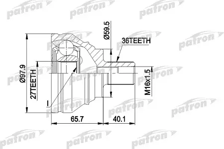 ШРУС PCV1463