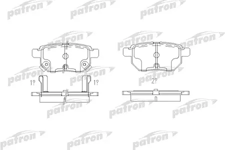 PBP4042 Колодки тормозные дисковые