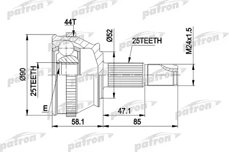 ШРУС PCV1212