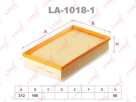 Фильтр воздушный VW T5 03- LA-1018-1