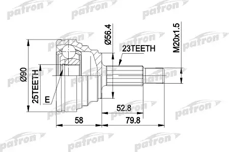 ШРУС PCV1316