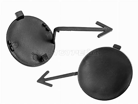 Заглушка под крюк Kia Rio 16-20 (Спереди)