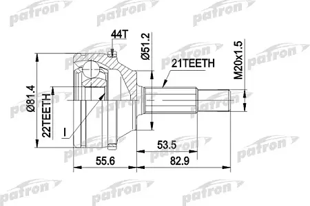 ШРУС PCV1310