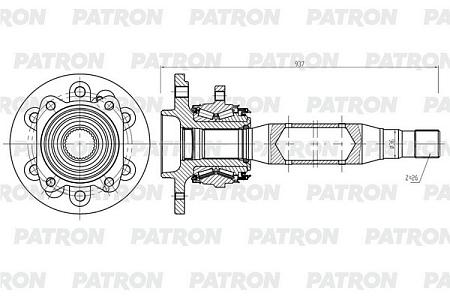 PDS0564 Полуось