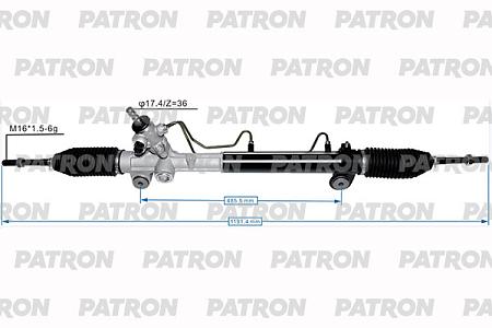 PSG1043 Рейка рулевая