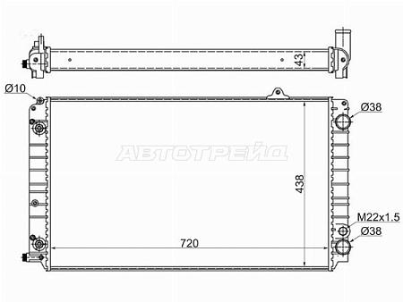 Радиатор Audi A8 94-02