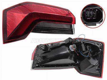 Фонарь задний Skoda Rapid 20- (Слева)