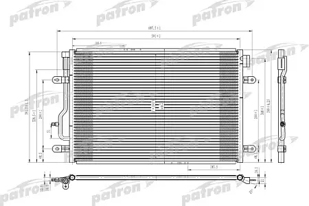 PRS3622 Радиатор кондиционера