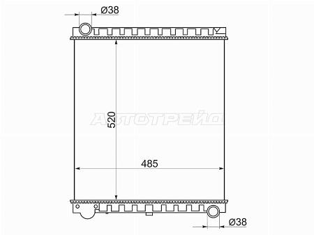 Радиатор Mazda Titan 89-00