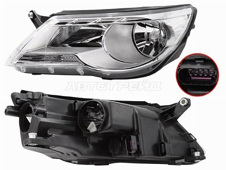 Фара Volkswagen Tiguan 06-11 (Слева)