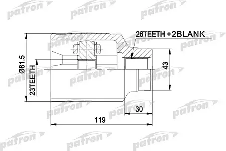 ШРУС PCV8301