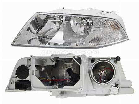 Фара Skoda Octavia 04-09 (Спереди/ Слева/ Ручная регулировка)