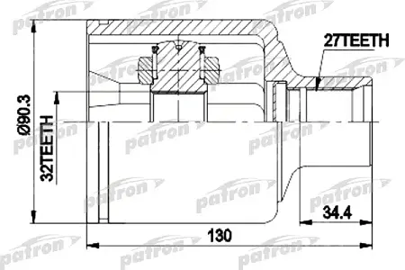 ШРУС PCV9535