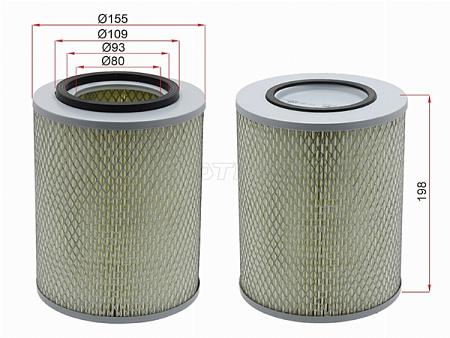 Фильтр воздушный ISUZU  Trooper  91-/  OPEL Monterey 91-