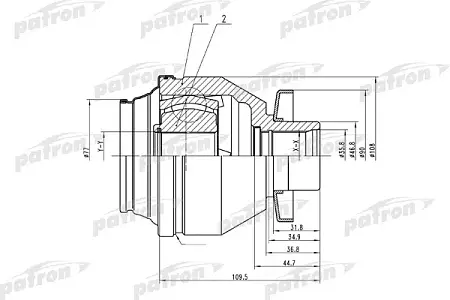ШРУС PCV4843
