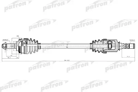 PDS5530 Полуось