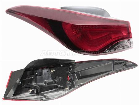 Фонарь задний Hyundai Elantra 13-16 (Слева/ 4D SED)