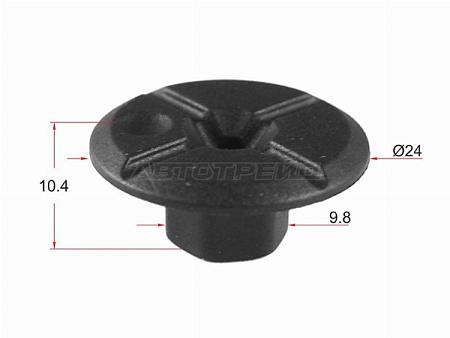 Клипса BMW/MERCEDES под болт (1 шт.)