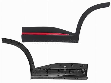 Молдинг двери OMODA C5 22- (Сзади/ Слева/ красный)