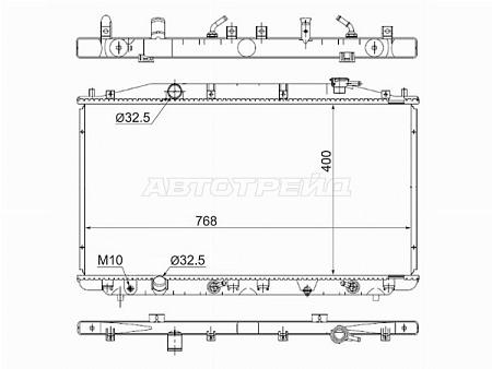 Радиатор Honda Accord 08-13