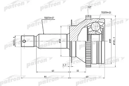 ШРУС PCV1350