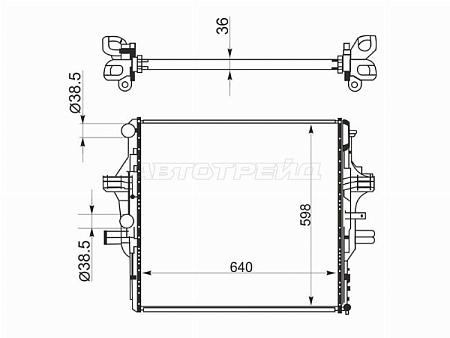 Радиатор Iveco Daily 99-