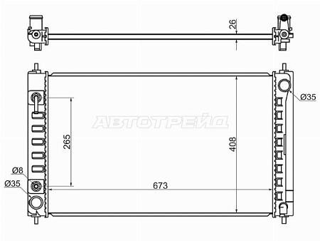 Радиатор Nissan Teana 08-20 / Altima 06-