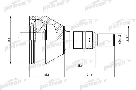 ШРУС PCV1506