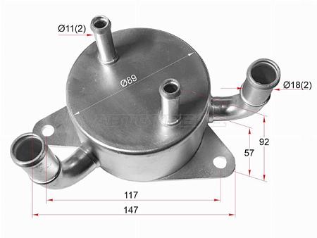Радиатор масляный MAZDA 3 09-/MAZDA 5 10-