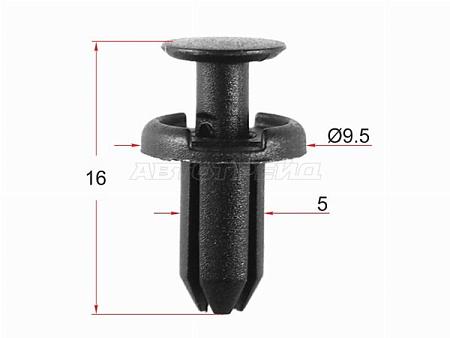 Клипса крепежная TOYOTA/LEXUS (1 шт.)