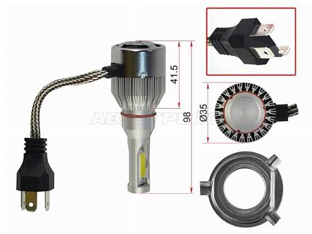Лампа (H4/ LED/ Комплект/ 36W 3600LM)