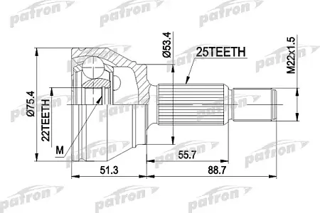 ШРУС PCV1432