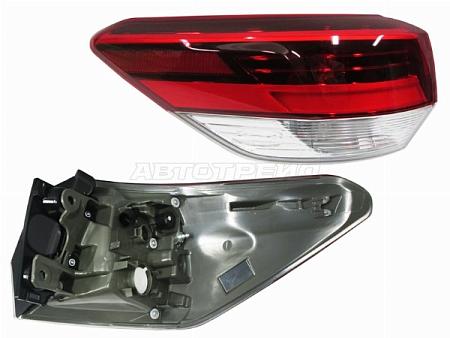 Фонарь задний Toyota Highlander 16-20 (Слева)