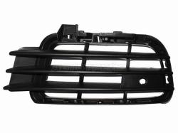 Решетка в бампер Volkswagen Touareg 10-14 (Слева/ Под сонары(парктроники))