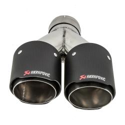 Карбоновая насадка Akrapovic Style 90x2 мм MT214L