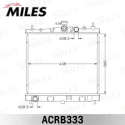 Радиатор NISSAN NOTE 06-/MICRA 1.0-1.6 03- MT паяный acrb333