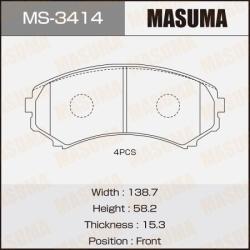 Колодки передние MS-3414