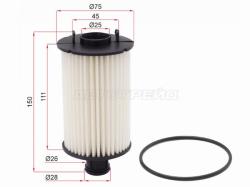 Фильтр масляный (картридж) LR DISCOVERY IV/V 3.0 13-/RANGE ROVER 3.0/5.0 09-/RANGE ROVER SPORT 3.0/5