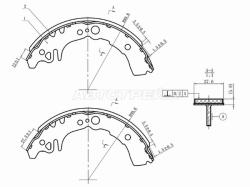 Колодки тормозные барабанные Daihatsu YRV 00-05 / Toyota Duet 98-04