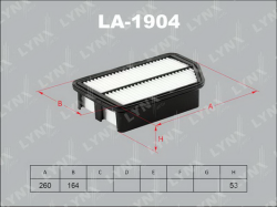 Фильтр воздушный HYUNDAI ix35/i40 11-/KIA SPORTAGE 10- LA-1904