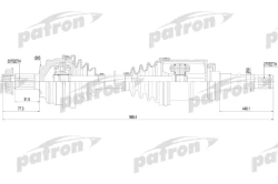 PDS7905 Полуось